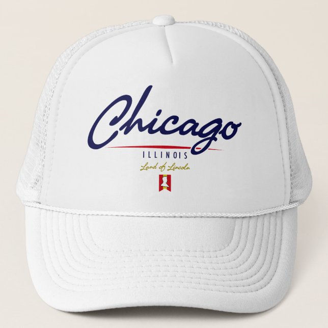 Gorra De Camionero Escritura de Chicago (Anverso)