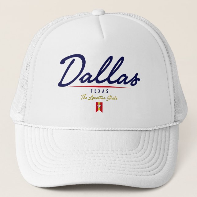 Gorra De Camionero Escritura de Dallas (Anverso)