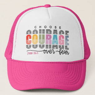 Gorra De Camionero Escritura de Elige Coraje