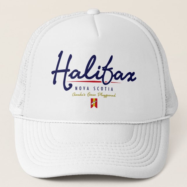 Gorra De Camionero Escritura de Halifax (Anverso)