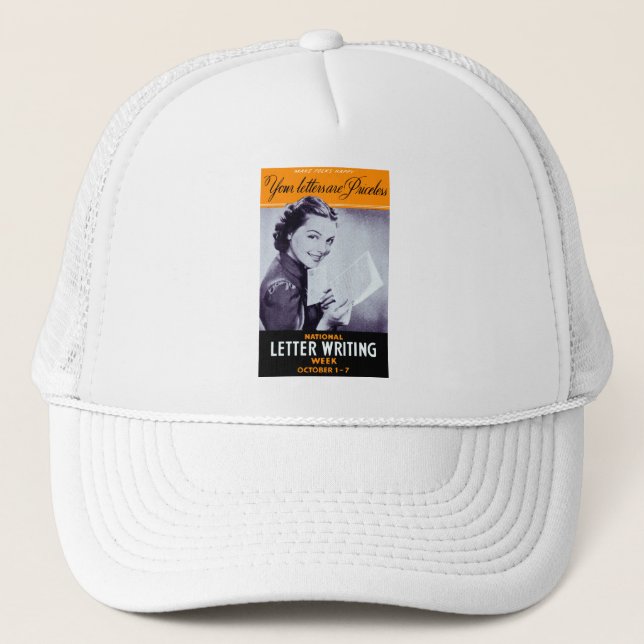 Gorra De Camionero Escritura de letras antiguas (Anverso)