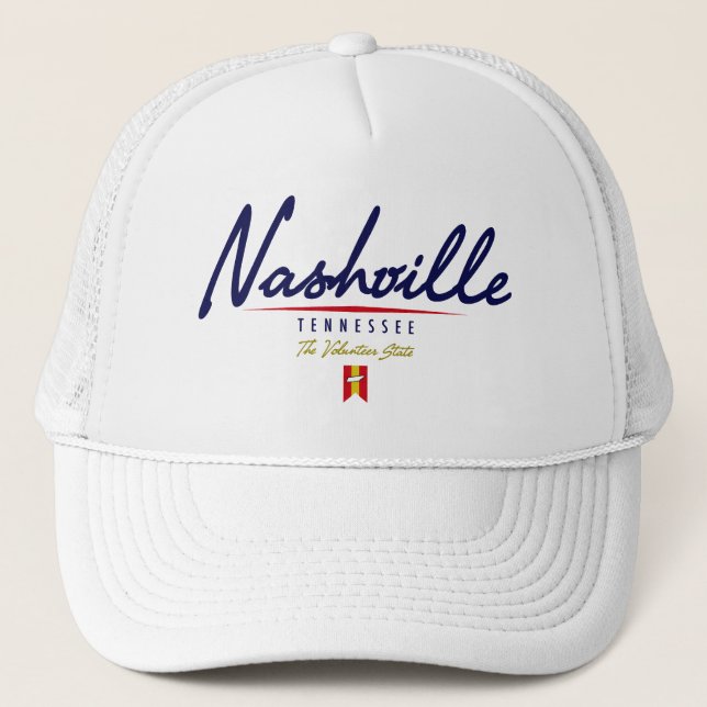 Gorra De Camionero Escritura de Nashville (Anverso)