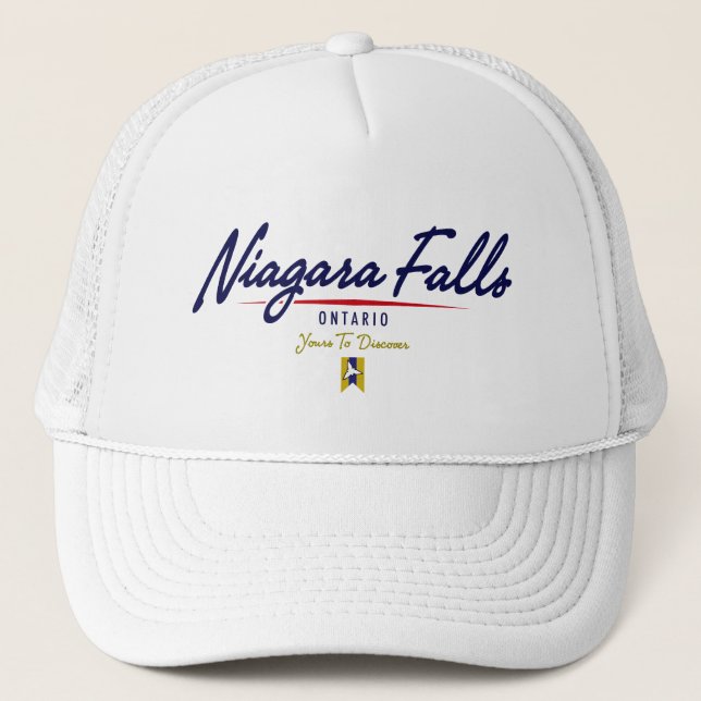 Gorra De Camionero Escritura de Niagara Falls (Anverso)