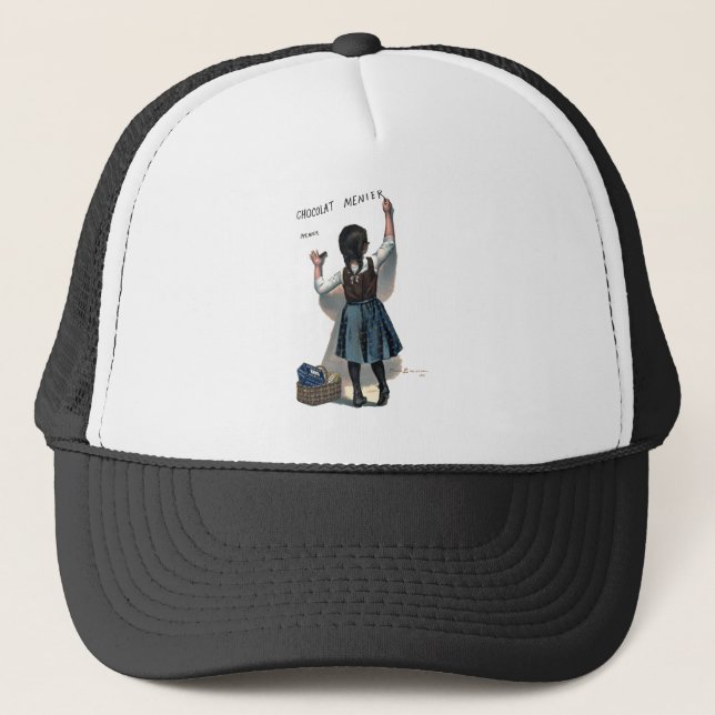 Gorra De Camionero Escritura de pared de Chocolat Menier (Anverso)