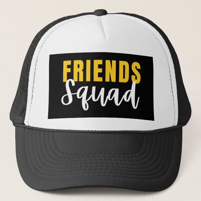 Gorra De Camionero Escuadrón de amigos (Anverso)
