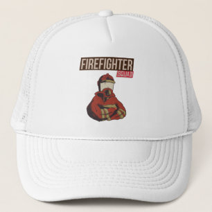 Gorra De Camionero Escuadrón de bomberos orgulloso