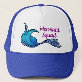 Gorra De Camionero Escuadrón de la sirena del ojo de los tilos