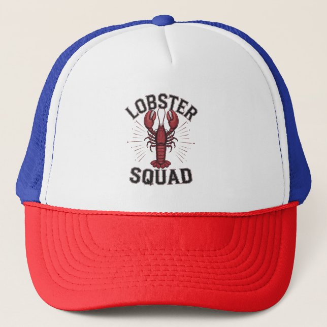 Gorra De Camionero Escuadrón de langostas (Anverso)