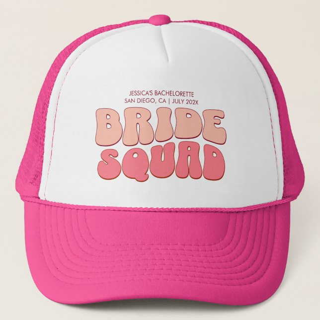 Gorra De Camionero Escuadrón de novias de la brigada de la brigada ro (Anverso)