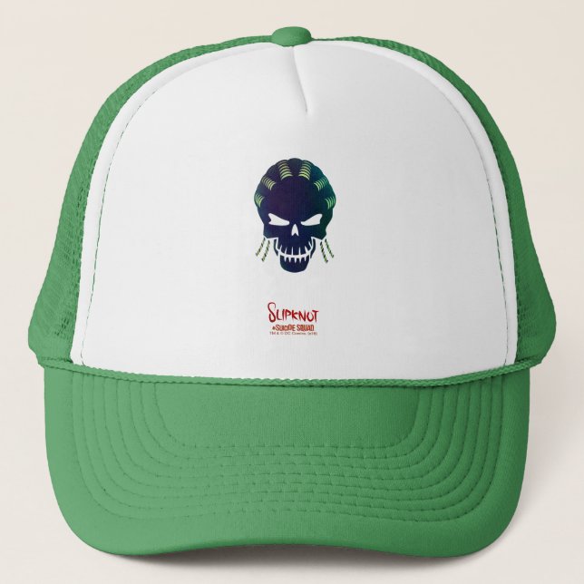 Gorra De Camionero Escuadrón suicida | Icono de la cabeza de Sliknot (Anverso)