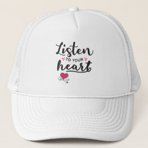 Gorra De Camionero Escuche su estetoscopio cardíaco