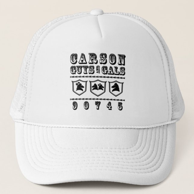 Gorra De Camionero Escudo 90745 del blanco 3 del CASQUILLO CGAG (Anverso)