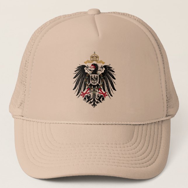 Gorra De Camionero Escudo de armas Alemán imperio de 1889 águilas de (Anverso)