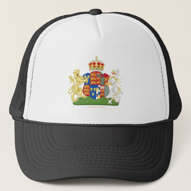 Gorra De Camionero Escudo de armas Ana Bolena (Anverso)