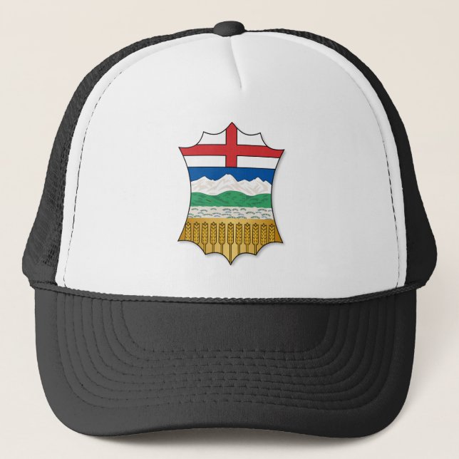 Gorra De Camionero Escudo de armas de Alberta (Anverso)
