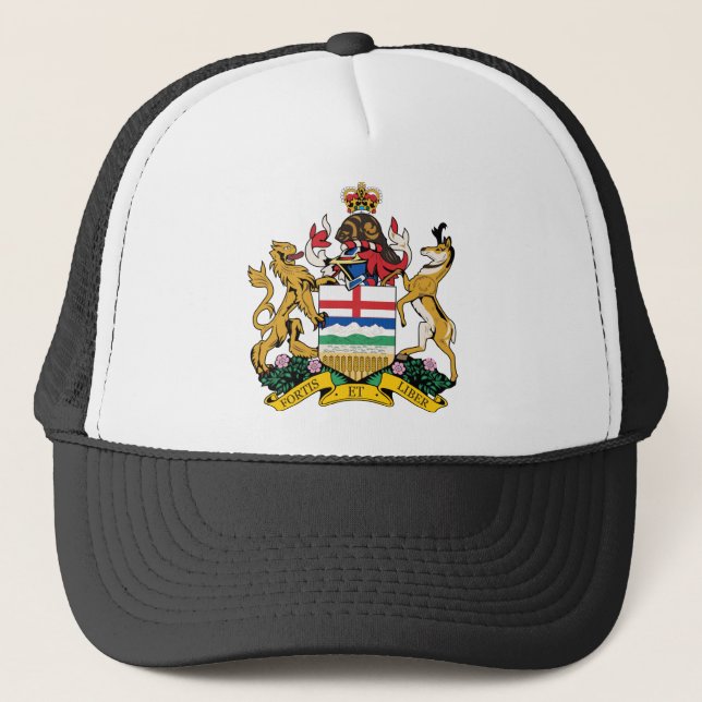 Gorra De Camionero Escudo de armas de Alberta (Anverso)