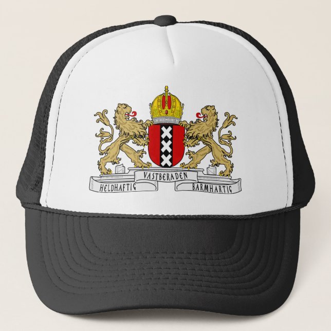 Gorra De Camionero Escudo de armas de Amsterdam (Anverso)