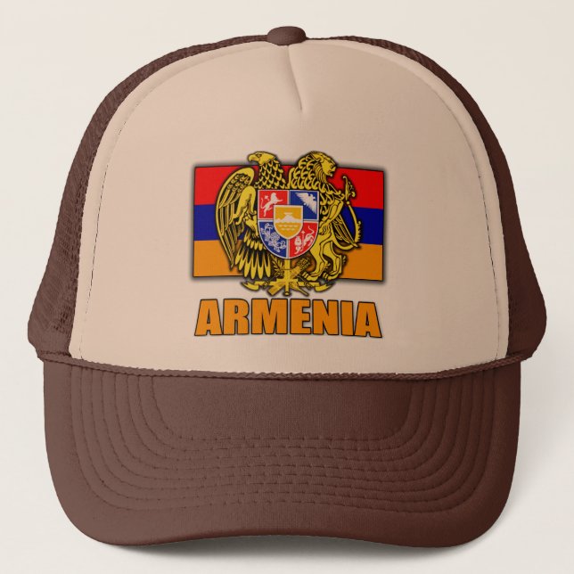 Gorra De Camionero Escudo de armas de Armenia (Anverso)