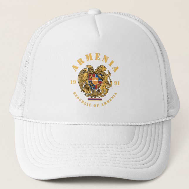 Gorra De Camionero Escudo de armas de Armenia (Anverso)