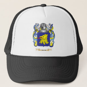 Gorra De Camionero Escudo de armas de Bain (escudo de la familia)
