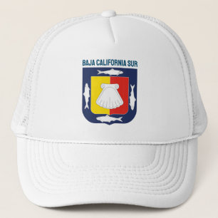 Gorra De Camionero Escudo de armas de Baja California Sur