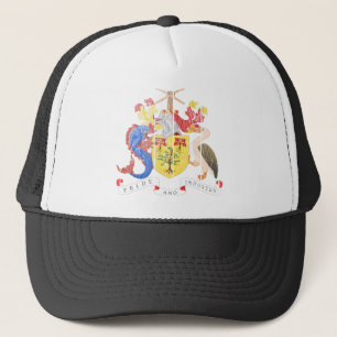 Gorra De Camionero Escudo de armas de Barbados
