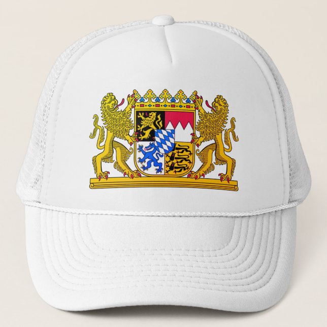 Gorra De Camionero Escudo de armas de Baviera - ALEMANIA (Anverso)