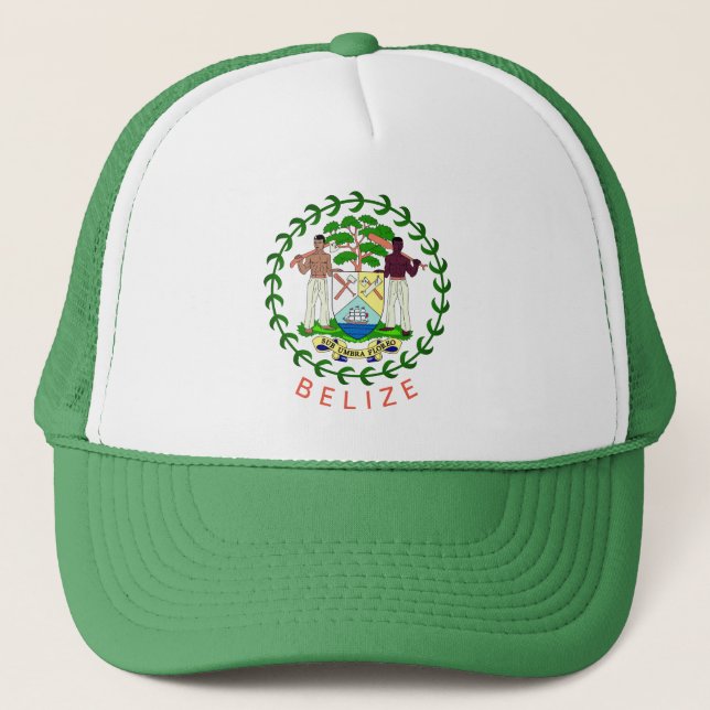Gorra De Camionero Escudo de armas de Belice (Anverso)