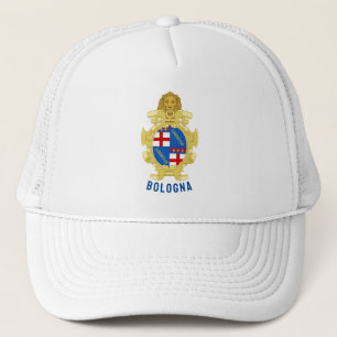 Gorra De Camionero Escudo de armas de Bolonia - Italia