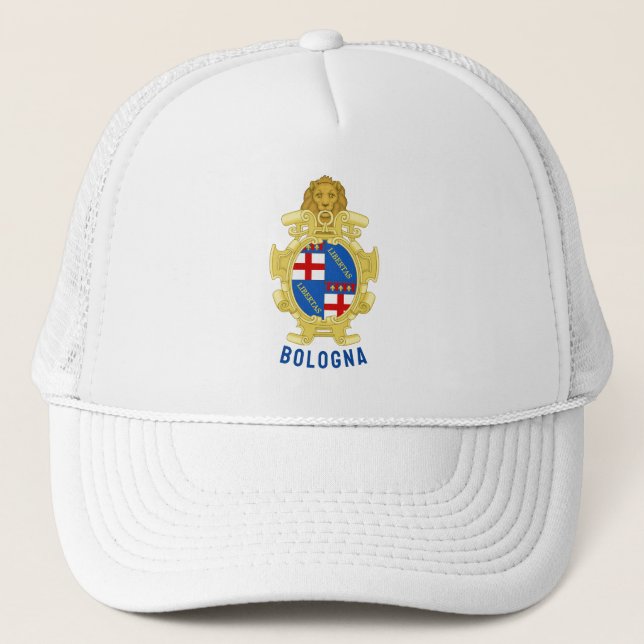 Gorra De Camionero Escudo de armas de Bolonia - Italia (Anverso)