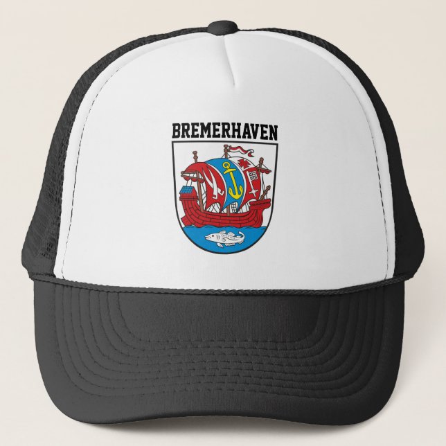 Gorra De Camionero Escudo de armas de Bremerhaven, Alemania (Anverso)