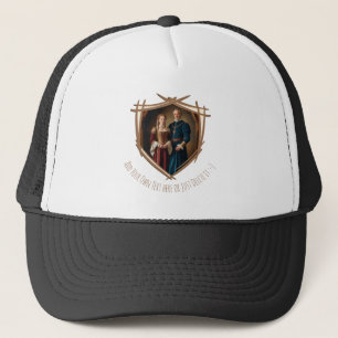 Gorra De Camionero Escudo de Armas de Caballero Medieval Antiguo Vint