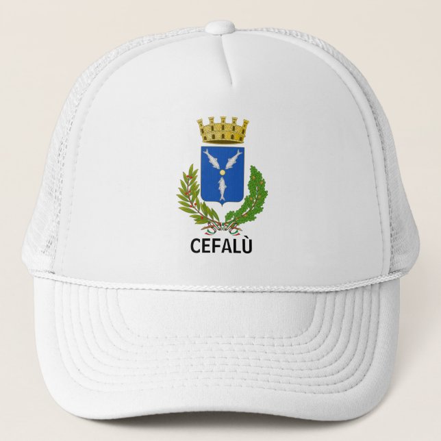 Gorra De Camionero Escudo de armas de Cefalú - Sicilia (Anverso)