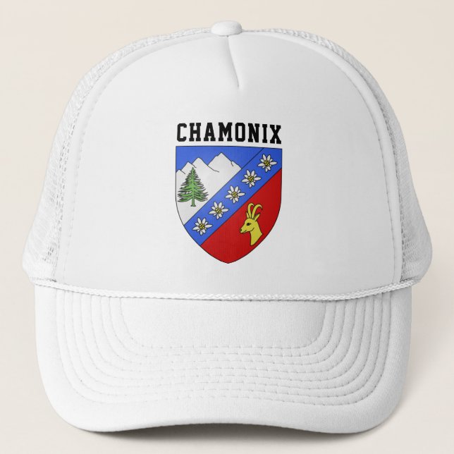 Gorra De Camionero Escudo de armas de Chamonix (Anverso)