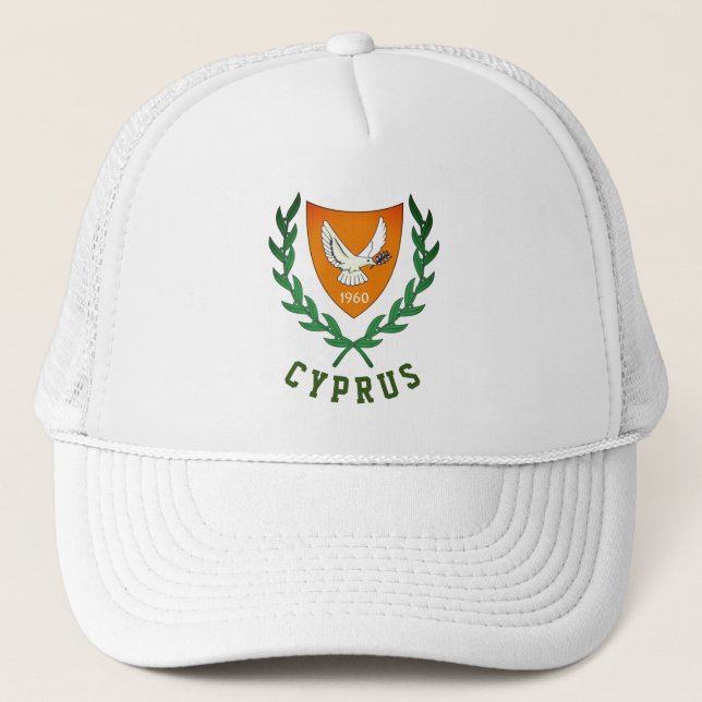 Gorra De Camionero Escudo de armas de CHIPRE (Anverso)
