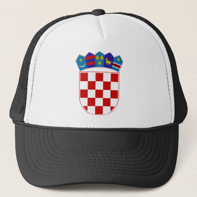 Gorra De Camionero Escudo de armas de Croacia (Anverso)