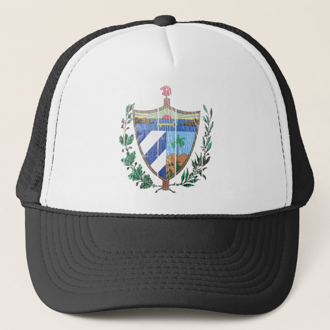 Gorra De Camionero Escudo de armas de Cuba (Anverso)