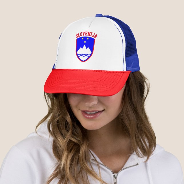 Gorra De Camionero Escudo de armas de ESLOVENIA (In situ)