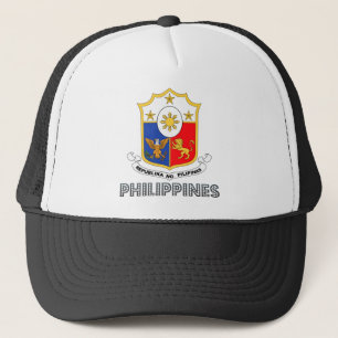Gorra De Camionero Escudo de armas de Filipinas