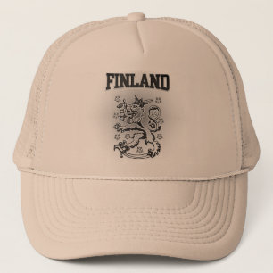 Gorra De Camionero Escudo de armas de Finlandia