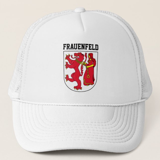 Gorra De Camionero Escudo de armas de Frauenfeld, Suiza (Anverso)