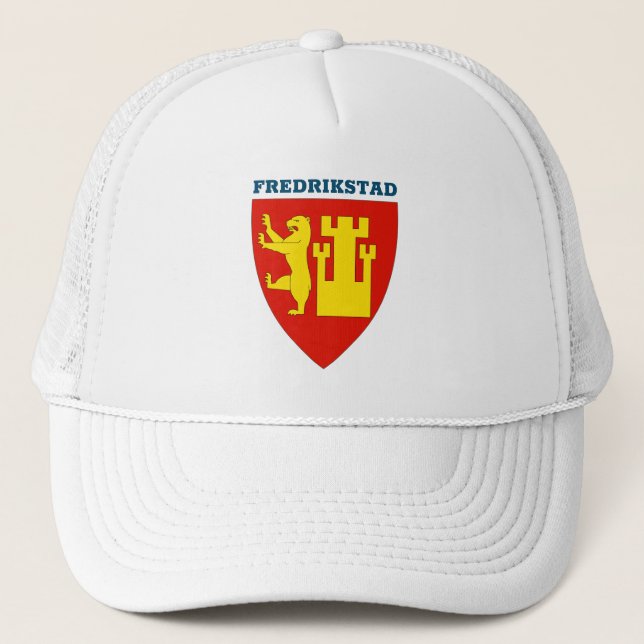 Gorra De Camionero Escudo de armas de Fredrikstad, Noruega (Anverso)