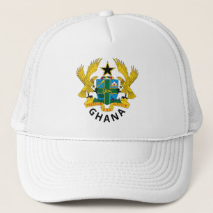 Gorra De Camionero Escudo de armas de Ghana