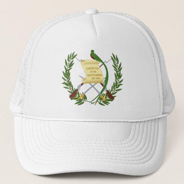 Gorra De Camionero Escudo de armas de Guatemala (Anverso)