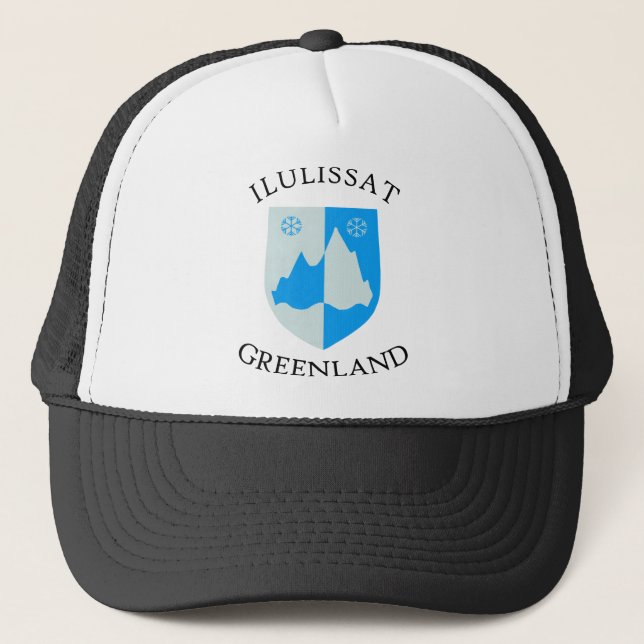 Gorra De Camionero Escudo de armas de Ilulissat (Anverso)