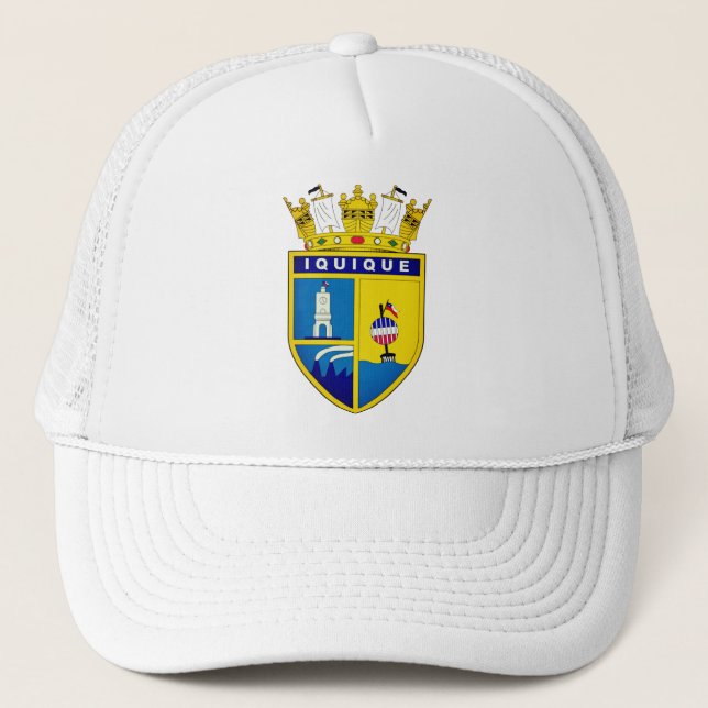 Gorra De Camionero Escudo de armas de Iquique, Chile (Anverso)