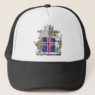 Gorra De Camionero Escudo de armas de Islandia
