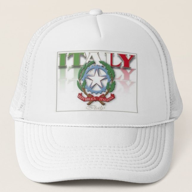 Gorra De Camionero Escudo de armas de Italia (Anverso)