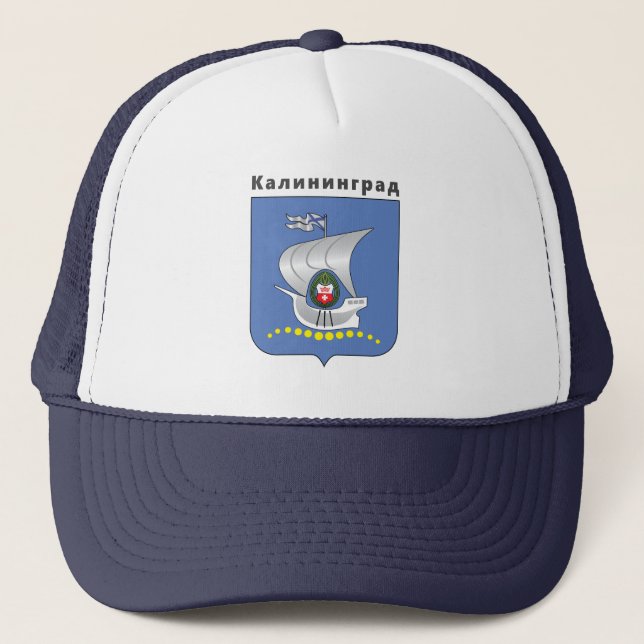 Gorra De Camionero Escudo de armas de Kaliningrado, RUSIA (Anverso)