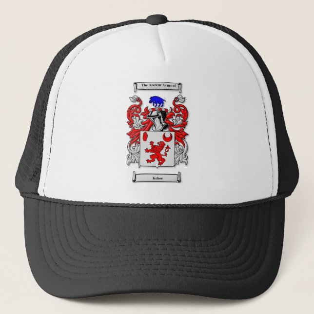 Gorra De Camionero Escudo de armas de Kehoe (Anverso)
